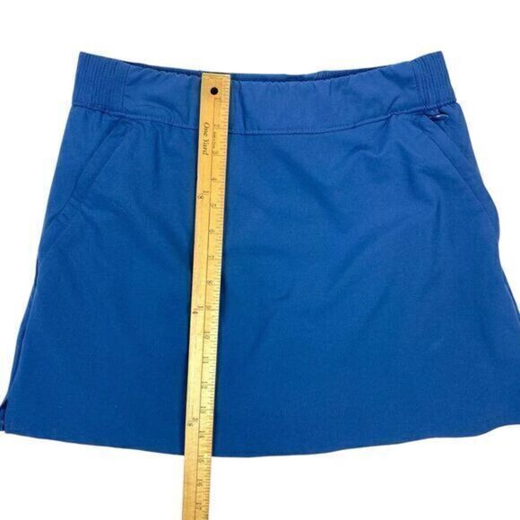 COLUMBIA PFG Cargo Skort Women Small Blue Golf Tennis Athletic Performance Skirt - Picture 9 of 13